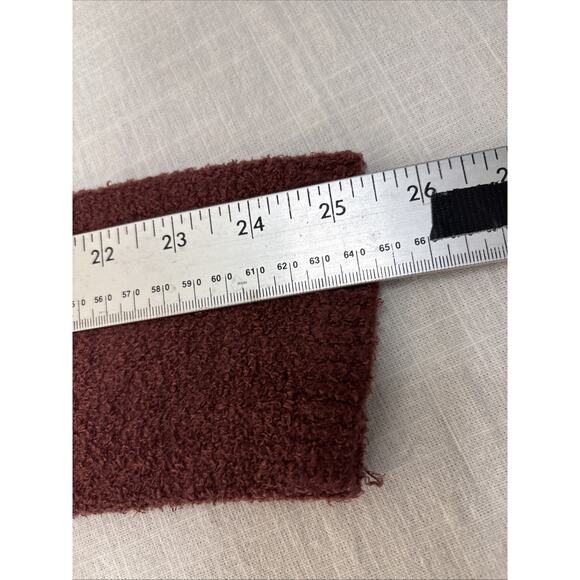 Barefoot Dreams Cozy Chic Rose Burgundy Open Front Cardigan Soft Knit M - Picture 12 of 15